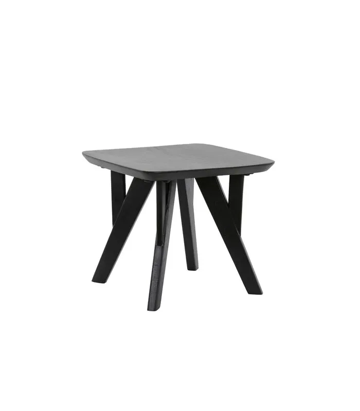 Light & Living Bijzettafel Quenza - Zwart - 44x44x36cm