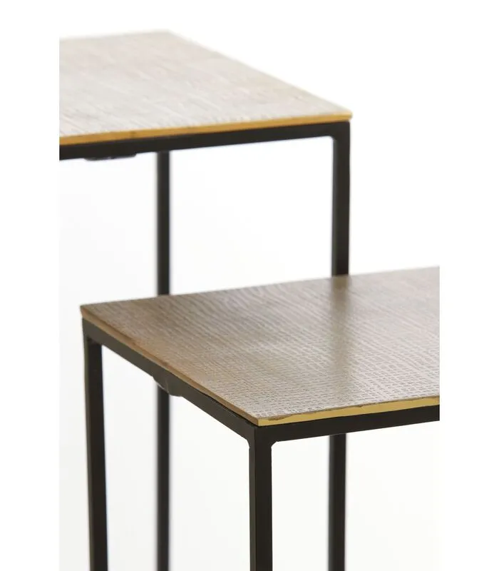 Light & Living Zuil Quin - Antiek Brons/Zwart - Set - Image 4