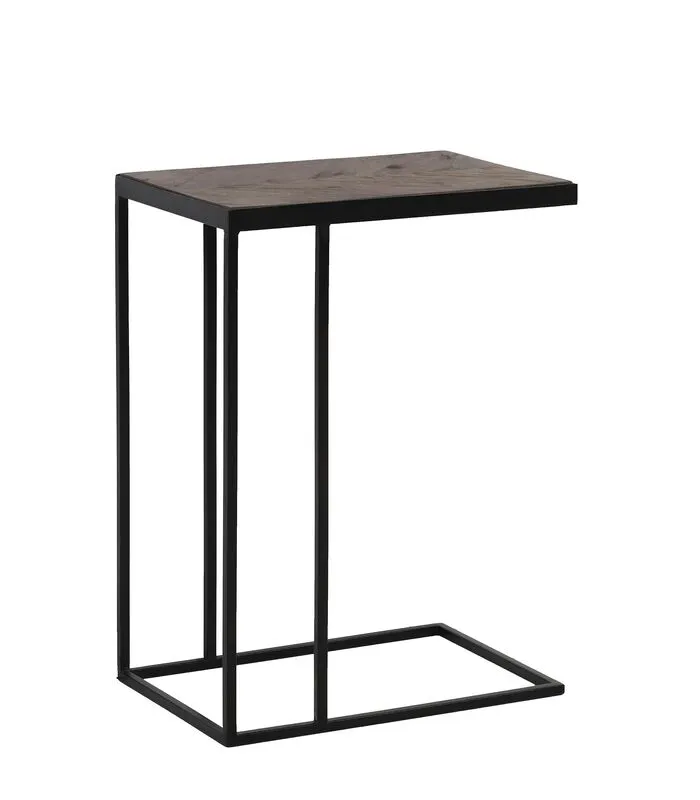 Light & Living Bijzettafel Chisa - Bruin - 45x30x62cm