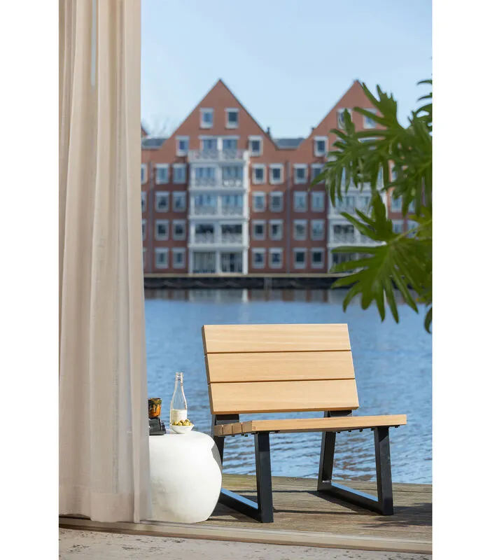 WOOOD Tuinfauteuil Banco - Hout/Metaal - Nature - 78x68x82 - Image 2