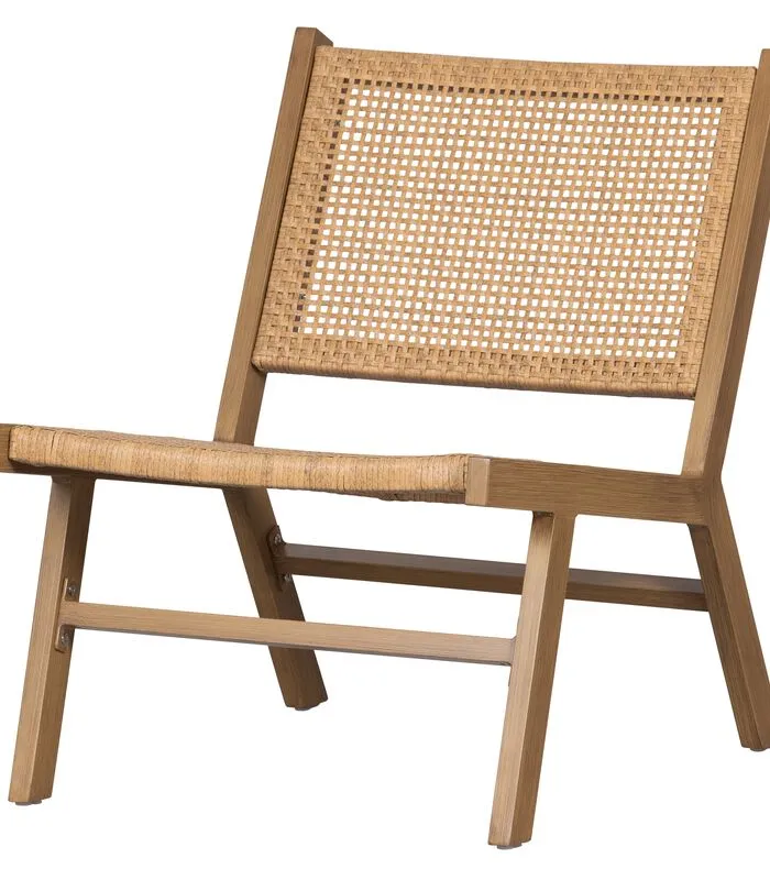 WOOOD Puk Fauteuil - Aluminium - Naturel - Set Van 2