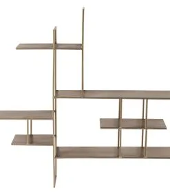 WOOOD Zach Wandkast - Metaal - Antique Grey - 87x91x17