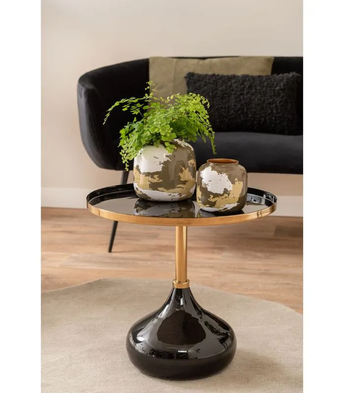 Leitmotiv Bijzettafel Mila Large - Zwart - 50x50x48cm - Image 4