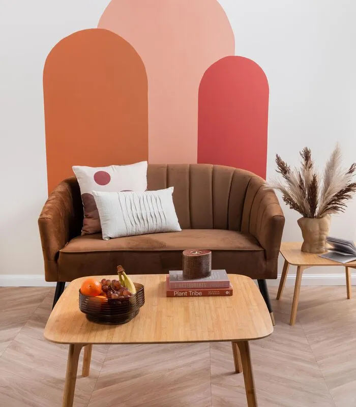 Leitmotiv Bijzettafel Bamboe - Bruin - 50x50x35 Cm - Image 2