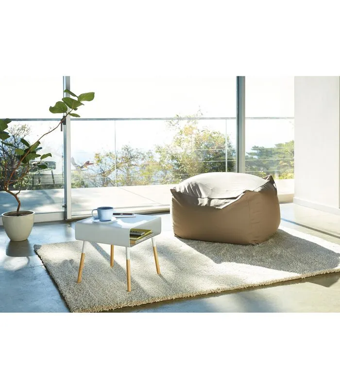 Yamazaki Low Side Table - Plain - White - Image 2