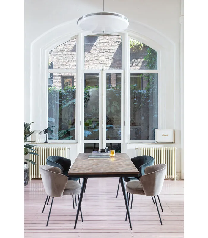 BePureHome Admit Eetkamerstoel - Fluweel - Khaki - Set Van 2 - Image 3