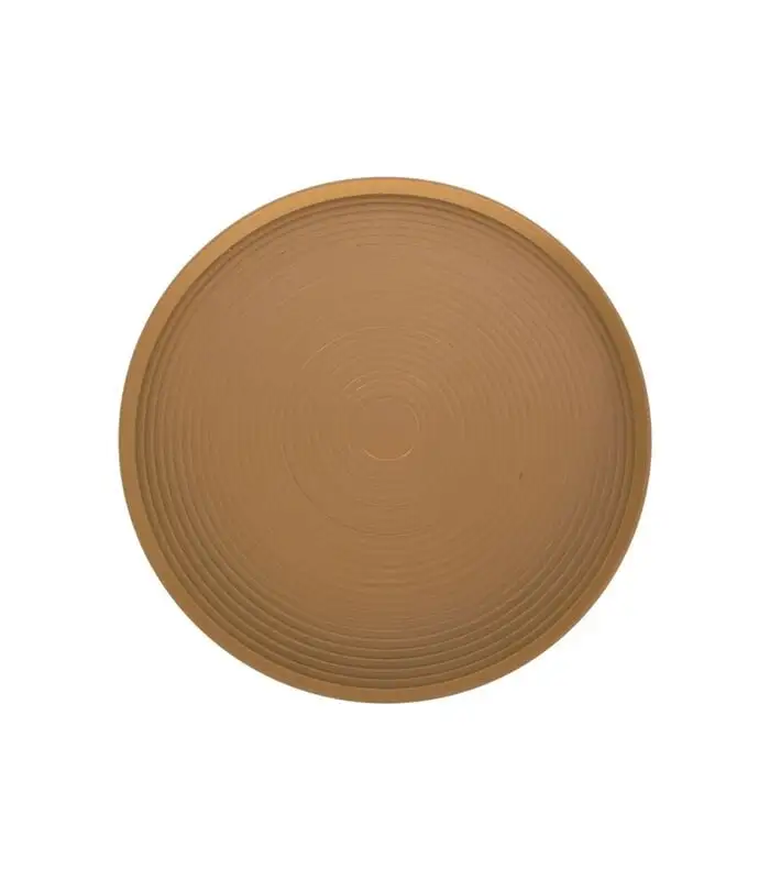 Leitmotiv Bijzettafel Force - Medium - Aluminium Mosterdgeel - Ø40x43cm - Image 3