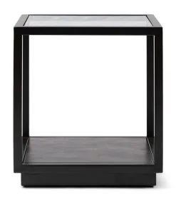 Rivièra Maison Bijzettafel Roger - Zwart