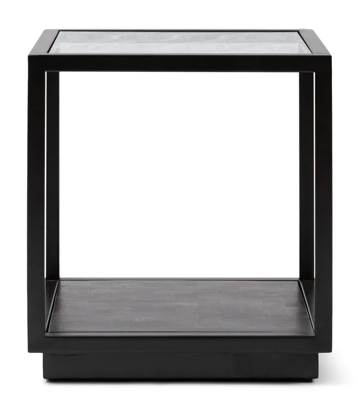 Rivièra Maison Bijzettafel Roger - Zwart