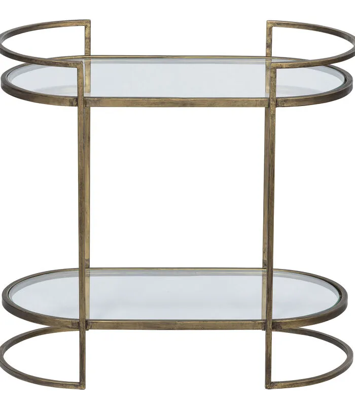 BePureHome Capital Sidetable - Metaal - Antique Brass - 55x60x32 - Image 3