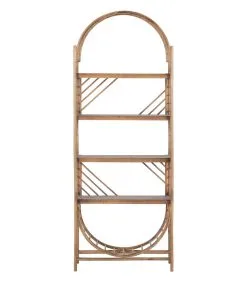 BASICLABEL Orient Open Kast - Bamboe - Naturel - 170x65x35