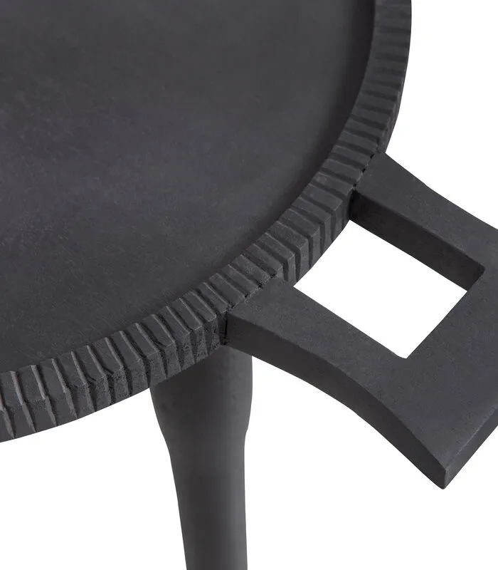 BePureHome Wynn Bijzettafel - Mangohout - Zwart - 41x43x35 - Image 5