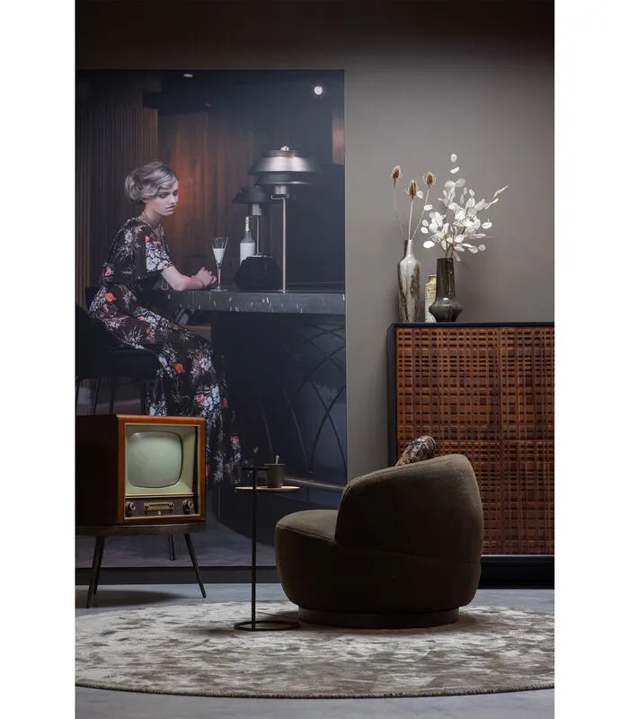 BePureHome Woolly Draaifauteuil - Schapenvacht - Groen - 71x84x88 - Image 3