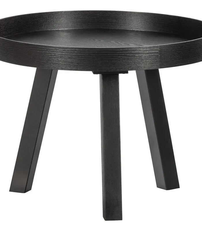 WOOOD Beira Bijzettafel - Hout - Zwart - 45x60x60 - Image 3