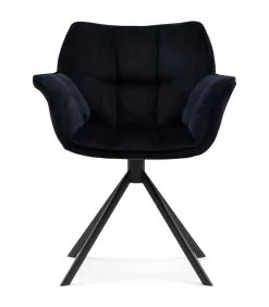 Rivièra Maison Eetkamerstoel Met Armleuning - Carnaby Dining Armchair - Donkerblauw