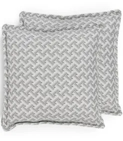 Rivièra Maison Bellagio Outdoor Box Cushion 50x50 Set Of 2,chanvre Hortus,savanne