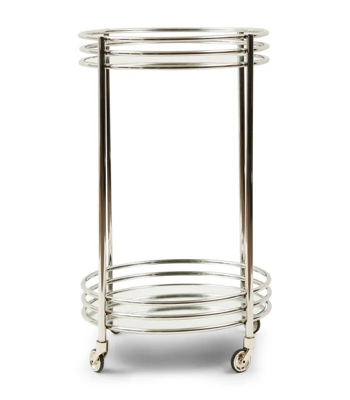 Rivièra Maison Keukentrolley - Drankbar - L'Hotel Bar Trolley - Zilver