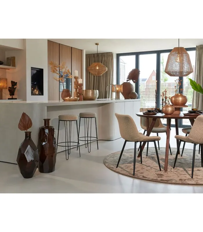 Light & Living Eettafel Quenza - Hout - Ø120cm - Image 3